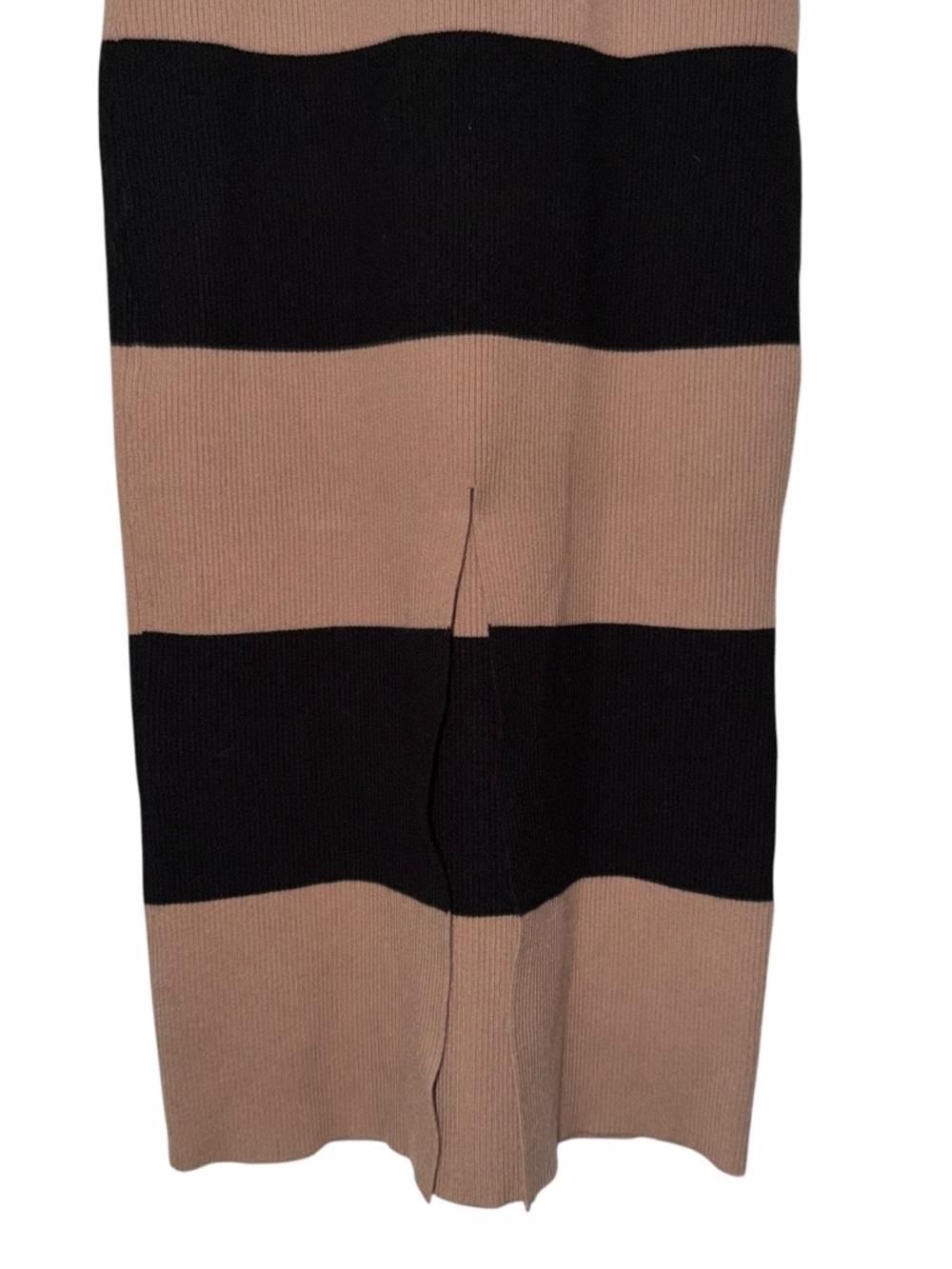 LE LIS Size XS Ribbed Striped Dress - Picture 3 of 6